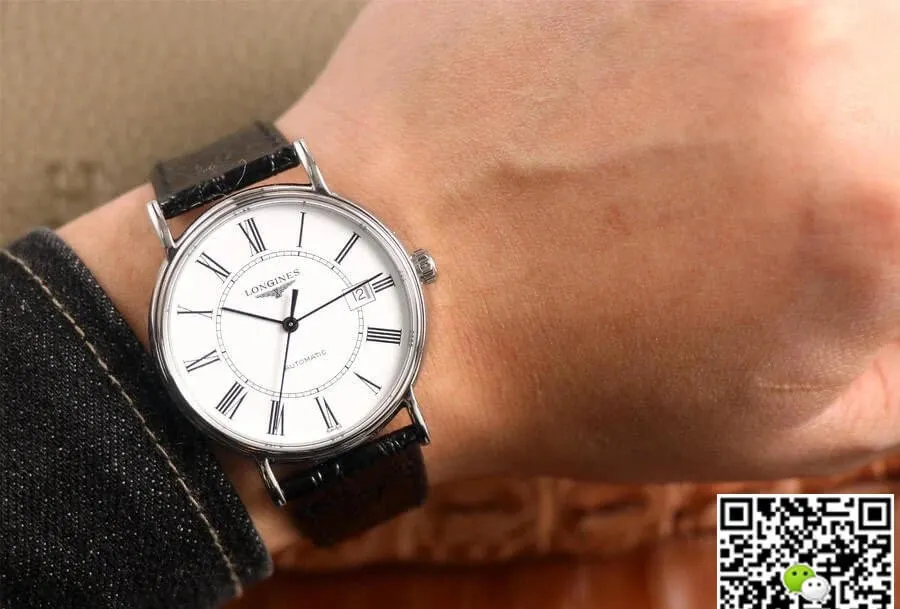 Longines Presence L4.921.4.11.2 KY factory 1:1 Best Edition Replica Watch Stainless Steel Bezel